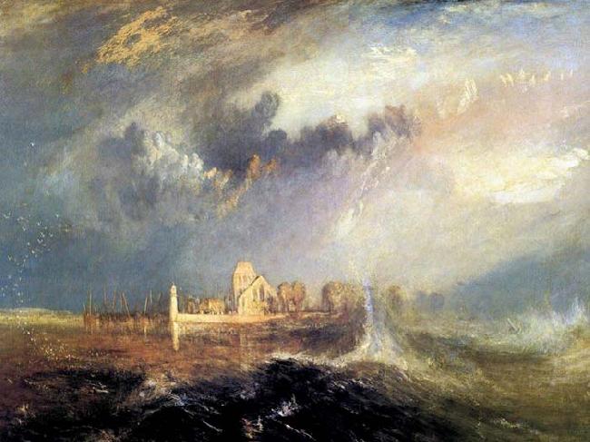 Joseph Mallord William Turner Quillebeuf, at the Mouth of Seine oil painting image